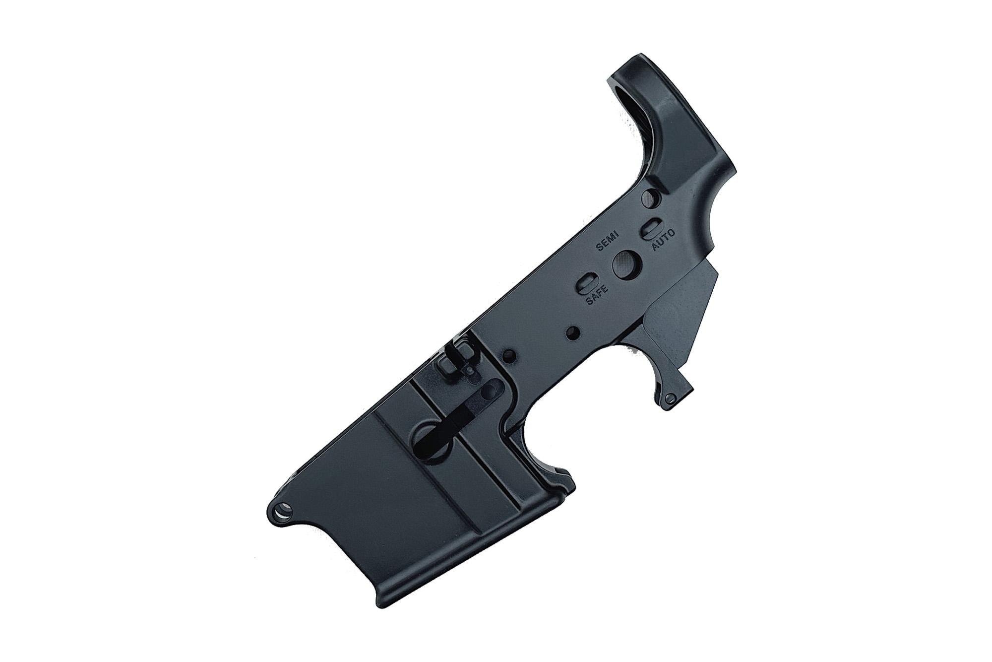 Bad Attitude Department Low-Key Text AR-15 Lower Receiver - Stripped Lower